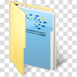 256x256 Eyp Icon Eyp Standard Book Folder, Brown And Cyan Folder Icon