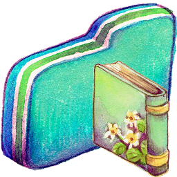 256x256 Green Book Folder Icon