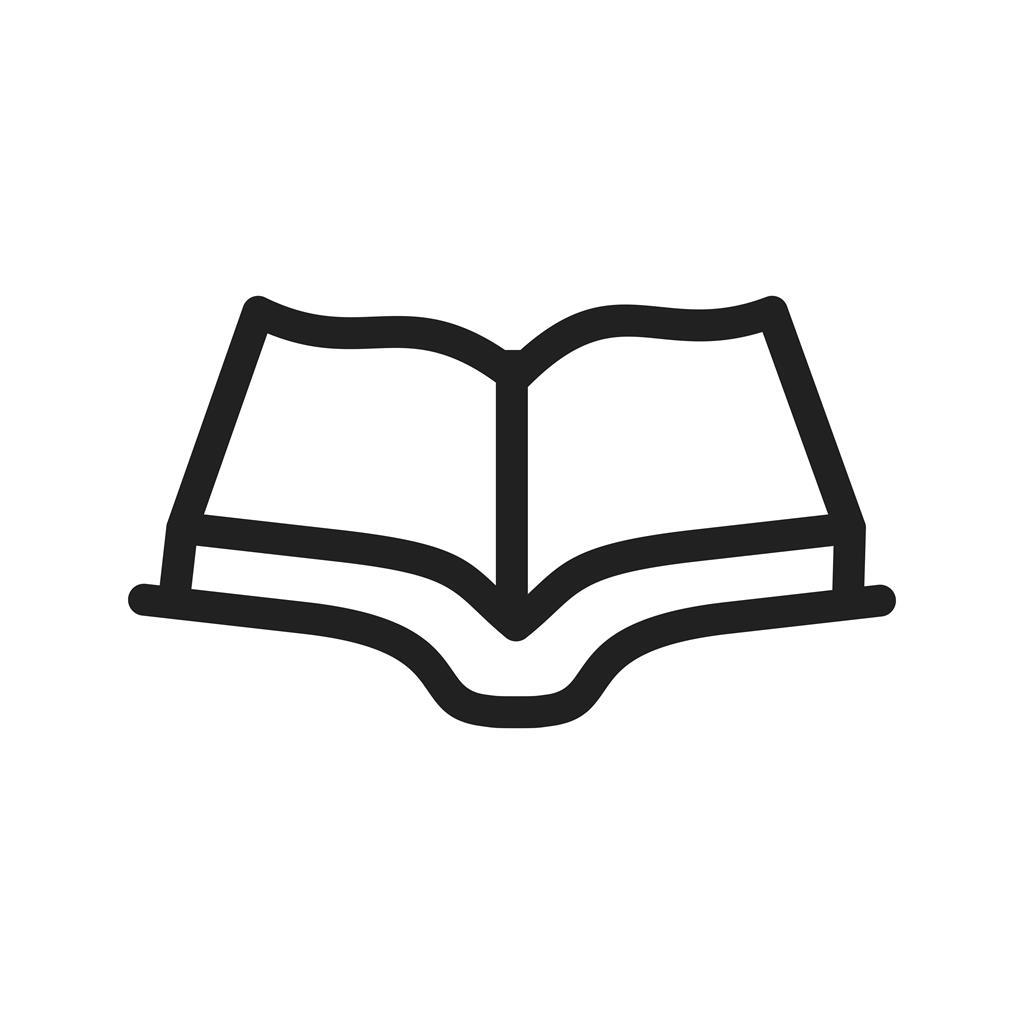 1024x1024 Open Book Line Icon