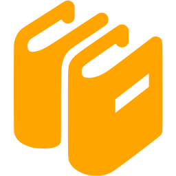 256x256 Orange Books Icon