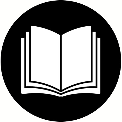 418x417 Book Icon Black