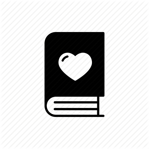 512x512 Book, Dairy, Heart, Love, Notebook, Romantic Icon