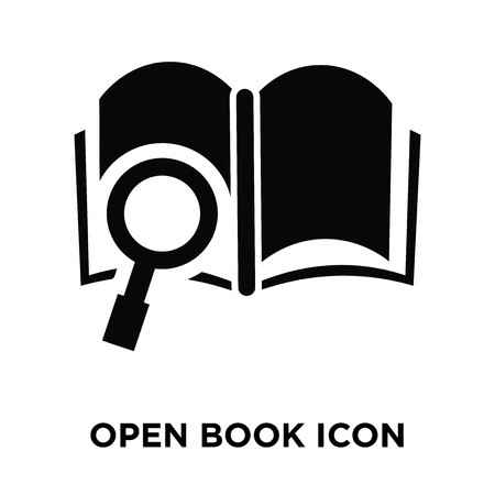 450x450 Open Book Icon Vector Isolated On White Background, Logo Concept