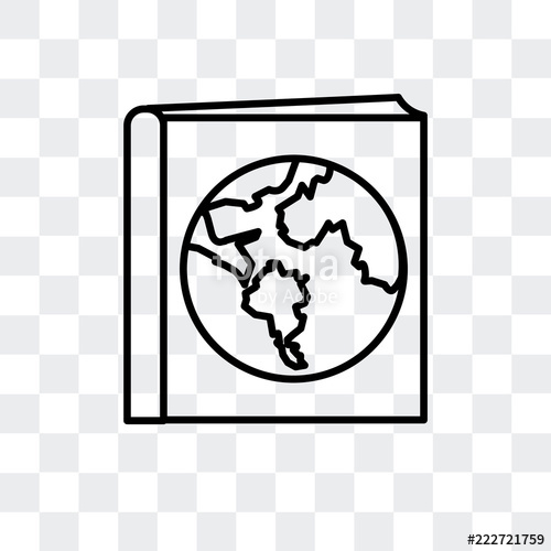 500x500 Book Icon Isolated On Transparent Background Modern And Editable