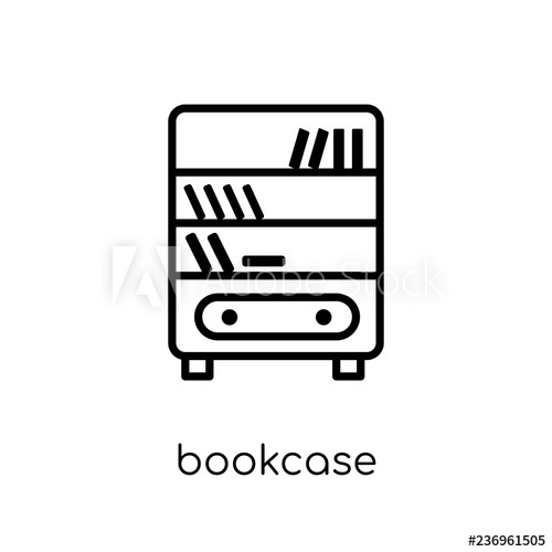 500x500 Bookcase Icon From Furniture And Household Collection