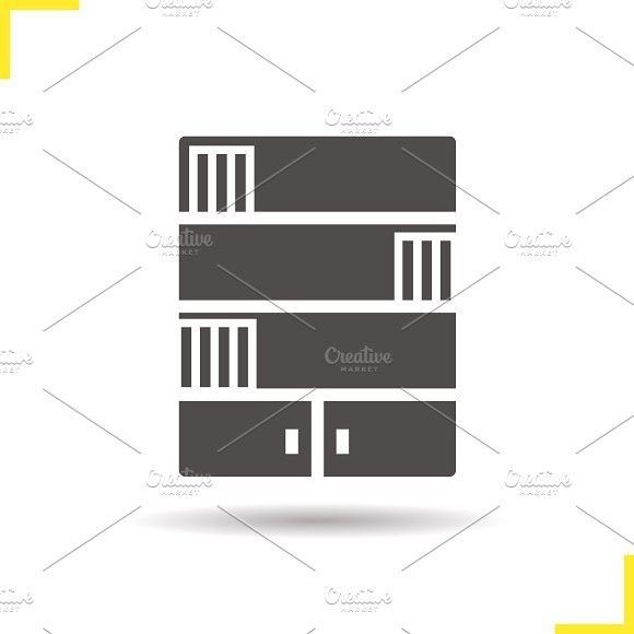 580x580 Bookcase Icon Vector Book Icons Bookcase, Drop Shadow