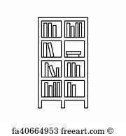 180x195 Free Art Print Of Stack Of Books Icon, Cartoon Style Stack