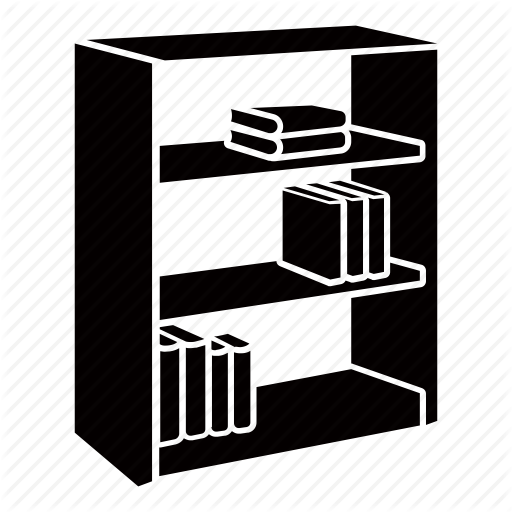 512x512 Book, Bookcase, Bookshelf, Case, Furniture, Shelf, Stand Icon