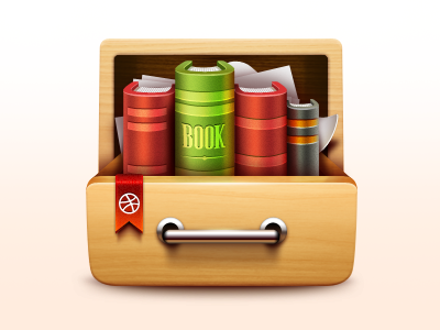 400x300 Bookcase Icon