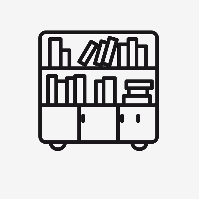 640x640 Bookcase Icon, Books, Cabinets, Patterns Png Transparent Clipart