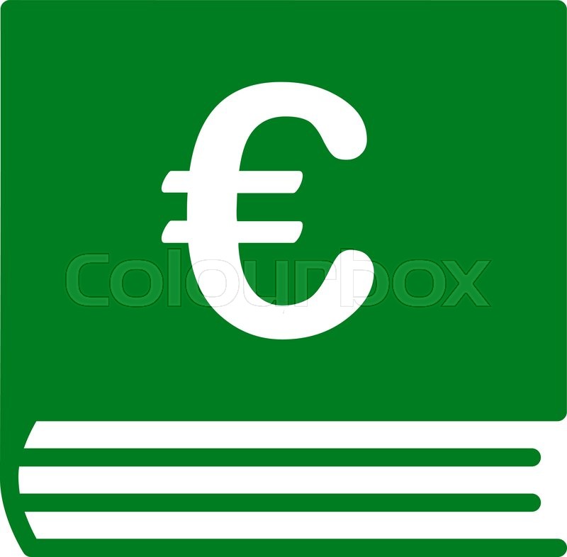 800x786 Euro Bookkeeping Vector Icon Style Is Stock Vector Colourbox
