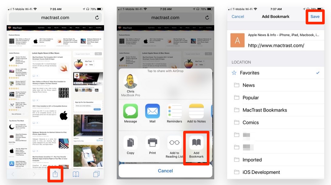 1091x611 How To Save A Website Bookmark In Safari On Ios