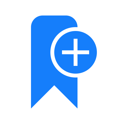512x512 Add, Bookmark Icon