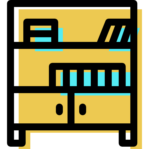 512x512 Bookshelf Icons Free Download