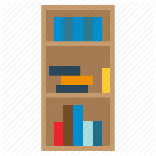 512x512 Books, Bookshelf, Library, Study Icon