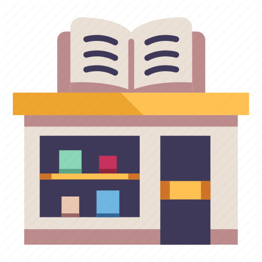 512x512 Architecture, Book, Bookstore, Building, City, Shop, Store Icon