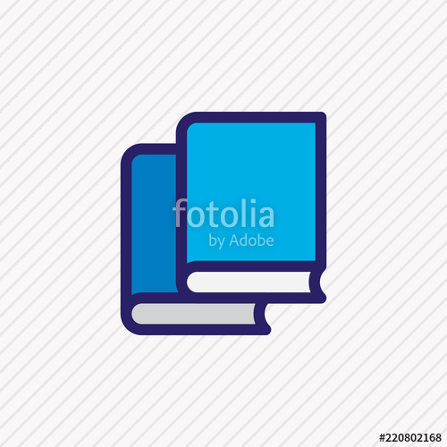 500x500 Vector Illustration Of Bookstore Icon Colored Line Beautiful