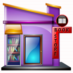 256x256 Book Shop, Bookstore, Book Store Icon