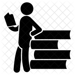 256x256 Bookworm Icon Of Glyph Style