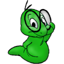 128x128 Bookworm Icon