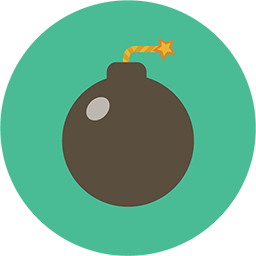 256x256 Boom Icon Download Flat Round Icons Iconspedia