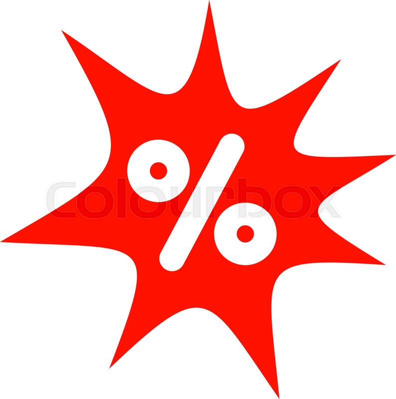 793x800 Discount Boom Vector Icon Symbol Flat Stock Vector Colourbox