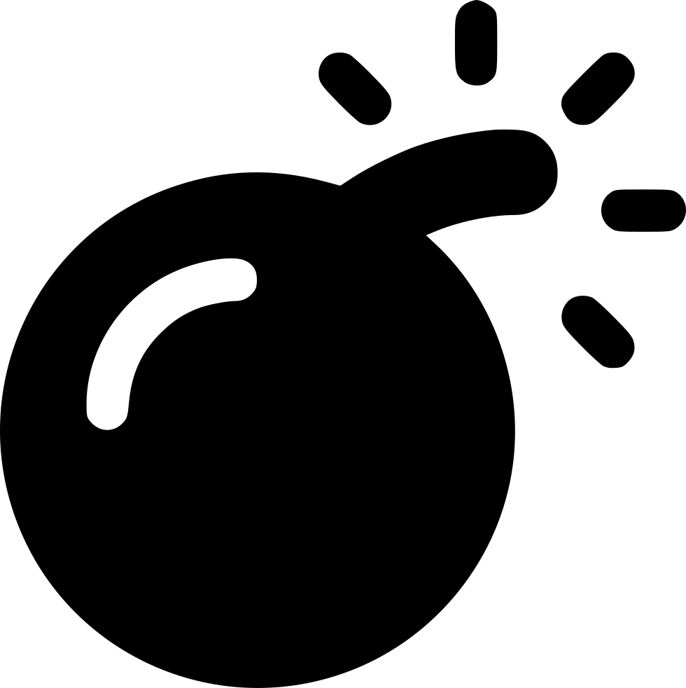 980x982 Bomb Boom Danger War Explosive Weapon Png Icon Free Download