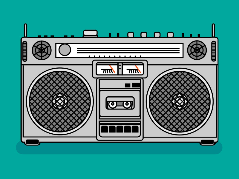 800x600 Boombox Icon