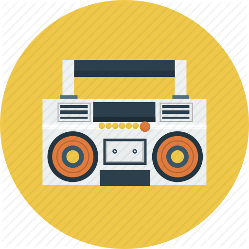 512x512 Boombox, Music, Radio Icon
