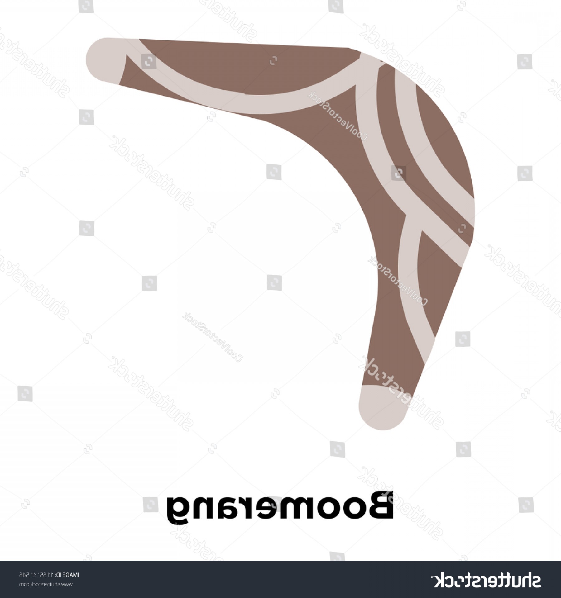 1800x1920 Boomerang Icon Vector Isolated On White Catchsplace