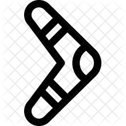 256x256 Boomerang Icon Of Line Style