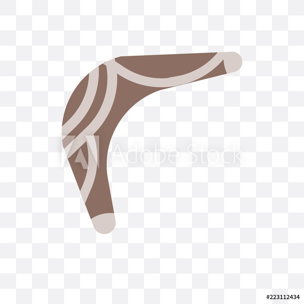 1000x1000 Boomerang Icon Isolated On Transparent Background Foto, Poster
