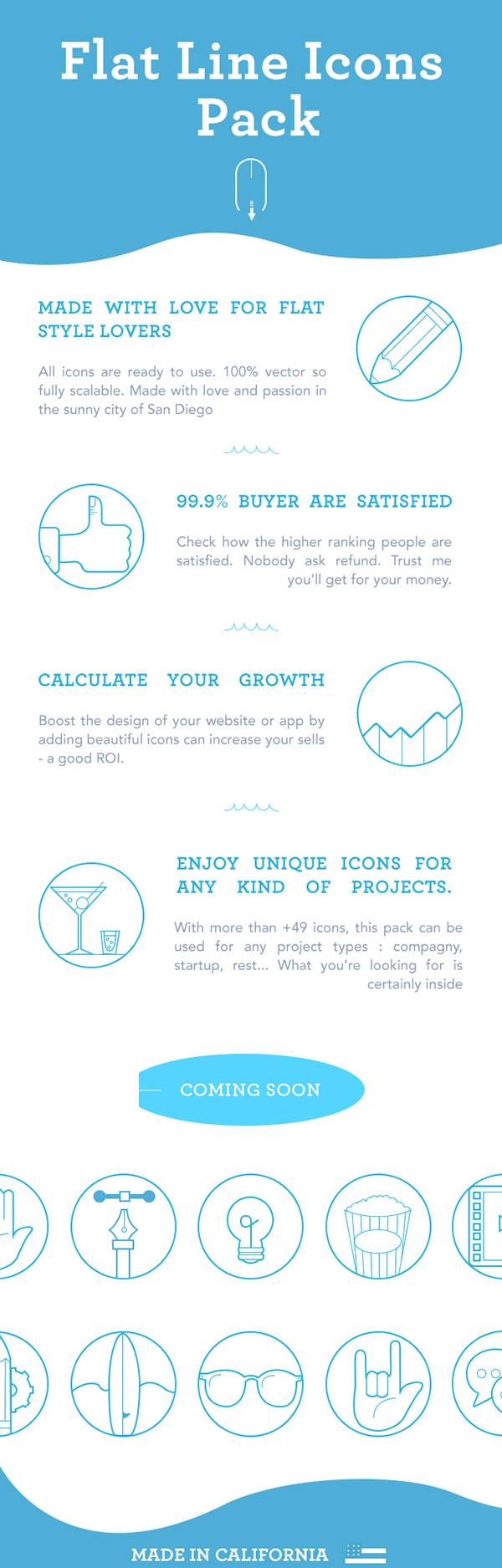 600x1875 Flat Line Icons Pack On Behance