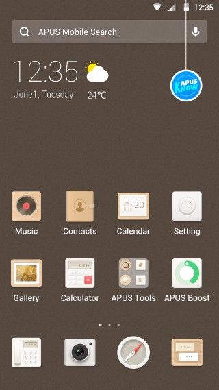 320x569 Primary Android Theme, Simple Flat
