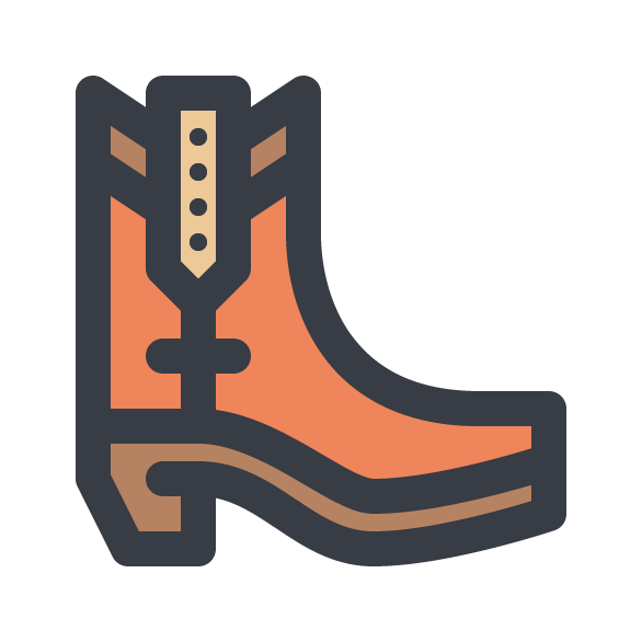 586x586 How To Create A Cowboy Boot Icon In Adobe Illustrator