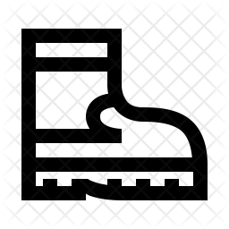 256x256 Work Boot Icon Of Line Style