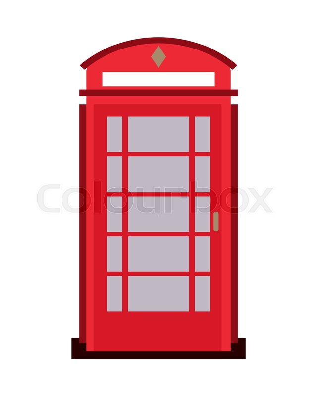 Flat Design English Phone Booth Icon Stock Vector Colourbox 640x800 Flat Design English Phone Booth Icon Stock Vector Colourbox