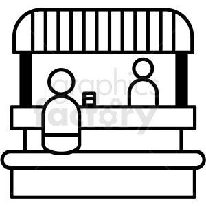 Black And White Food Booth Icon Clipart Royalty Free Gif 300x300 Black And White Food Booth Icon Clipart Royalty Free Gif