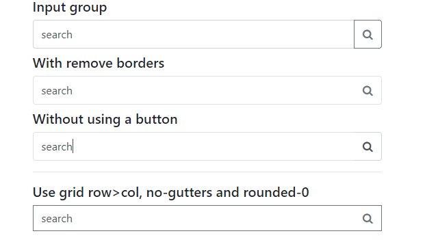 621x351 Search Input With An Icon Bootstrap