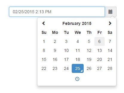 415x310 Clean Date Time Picker With Jquery And Bootstrap Free Jquery