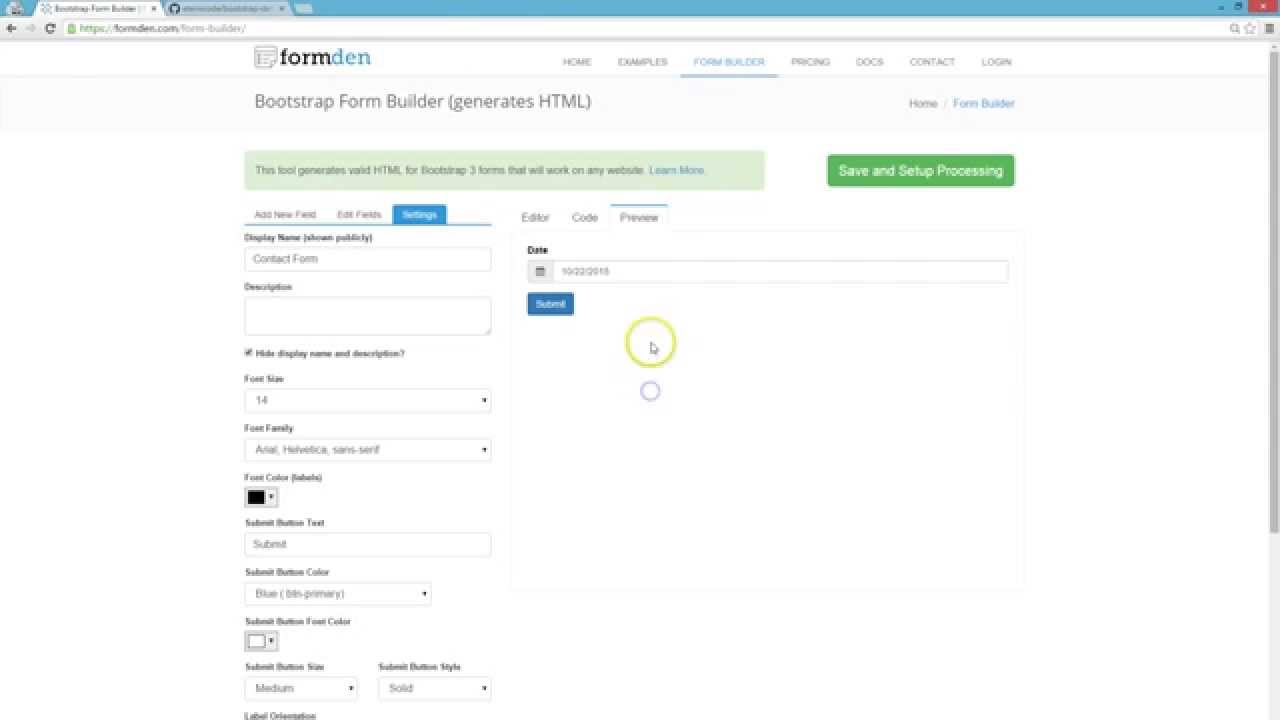 1280x720 Tutorial Add A Date Picker To A Bootstrap Form