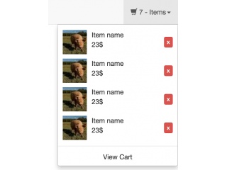 320x240 Bootstrap Dropdown Examples
