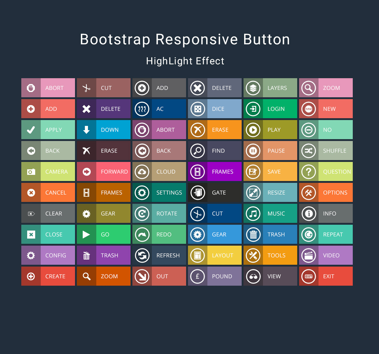 1228x1150 Bootstrap Responsive Button