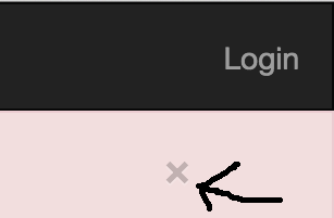 307x201 Flash Alert Close Icon Does Not Float All The Way To The Right