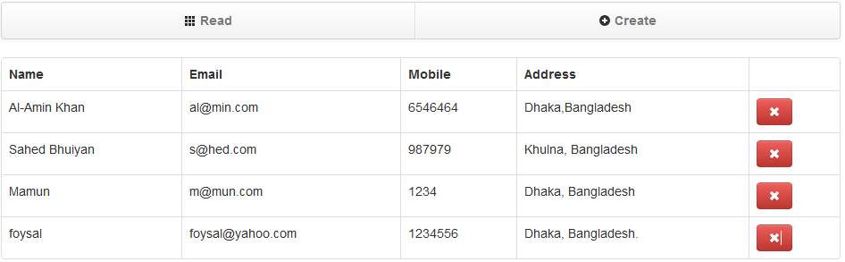 946x293 Crud With Php Mvc, Pdo, Json And Twitter Bootstrap