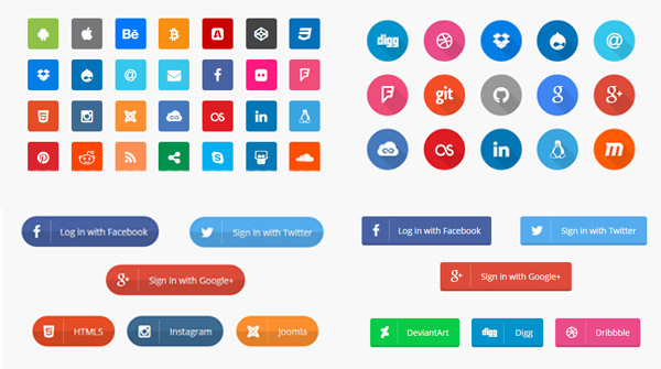 600x335 Free Pure Css Icons