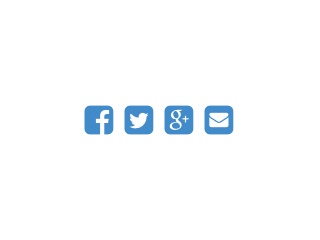 320x240 Bootstrap Snippet Social Icon Strip Footer Using Html Css