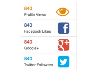 320x240 Bootstrap Social Examples