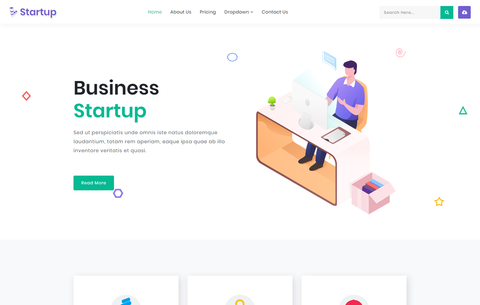 1575x1000 Startup A Corporate Category Bootstrap Responsive Web Template