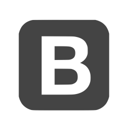 256x256 Bootstrap Icon Of Glyph Style